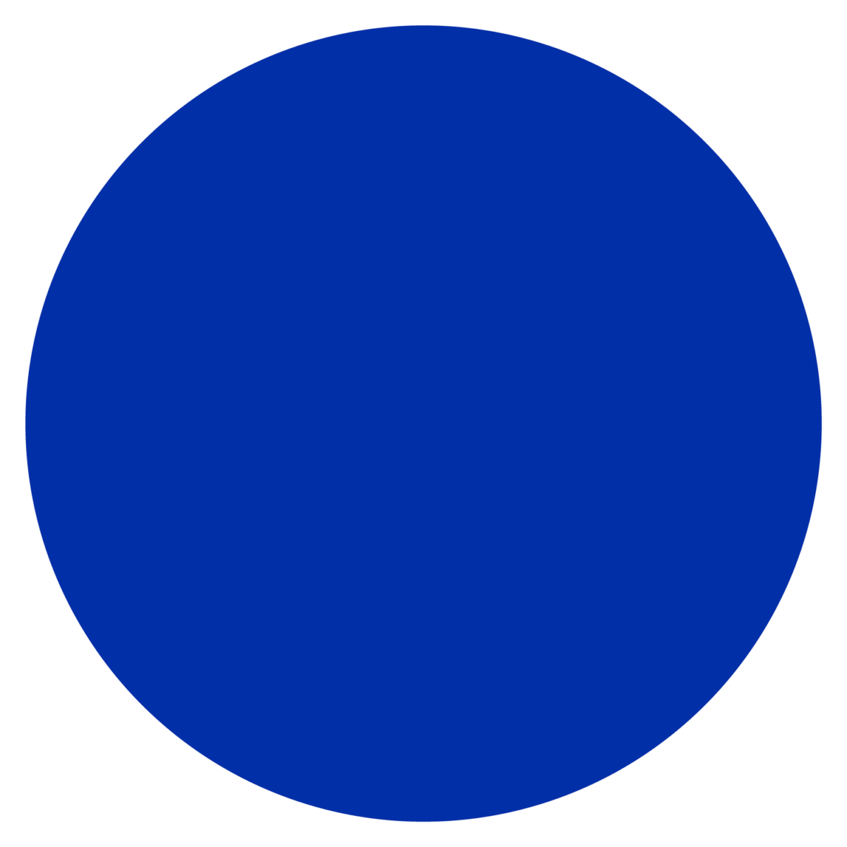 Logo bleu de frise lumière